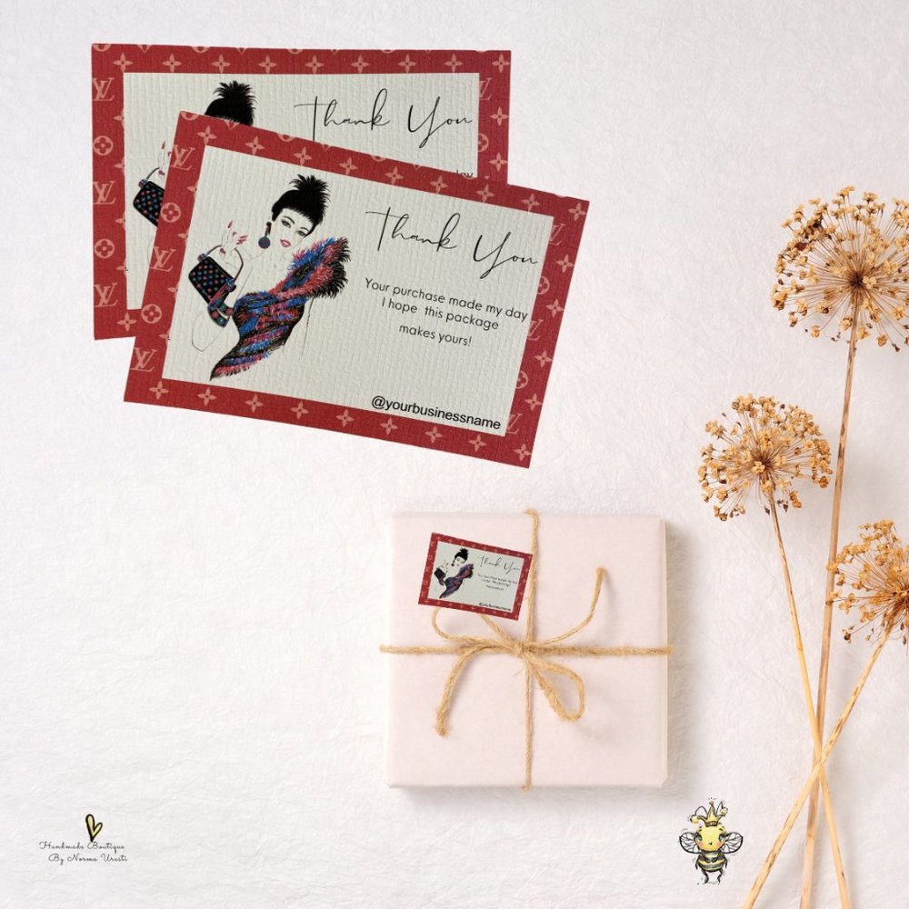 Personalized Thank You Card With Your Closet Name